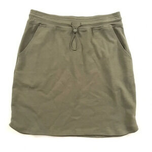 Sundry Evereve Sunday Skirt Elastic Waist Green Size 1 Small